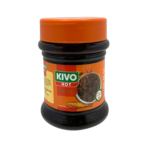 Jar of myShito Extra Hot pepper sauce